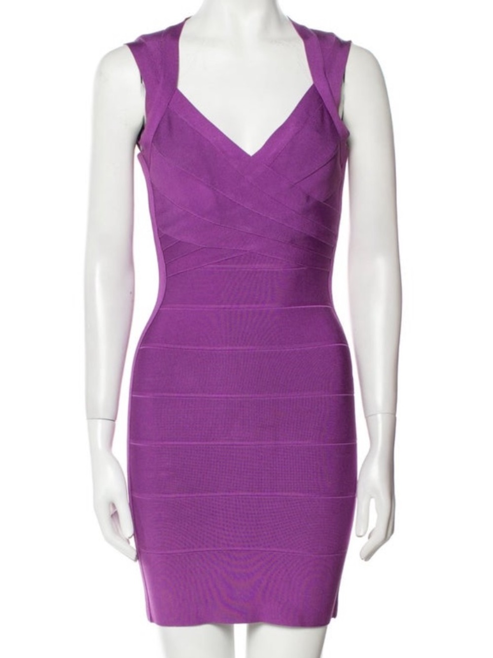 Good condition Herve leger purple bandage dress